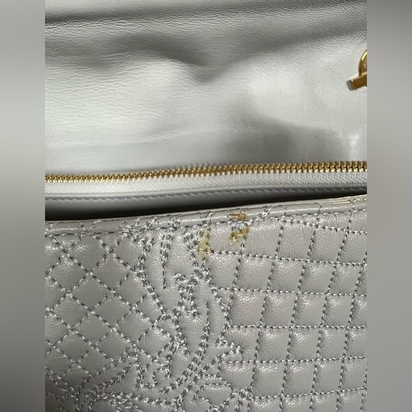 Versace Purple Micro Vanitas Flap Shoulder Bag with Chain - Picture 7 of 16